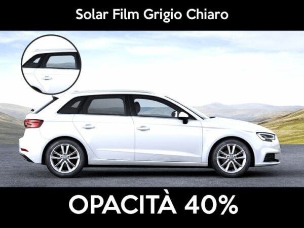 Pellicola Oscurante per Vetri A1-735 Grigio Chiaro Lunga Durata